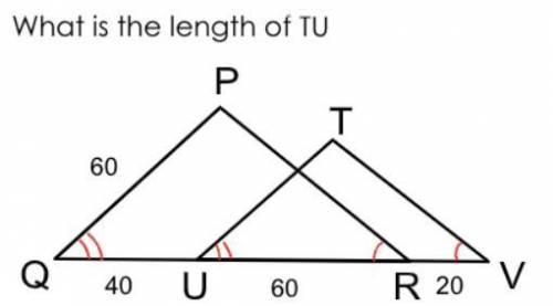 Anybody know the length of TU?