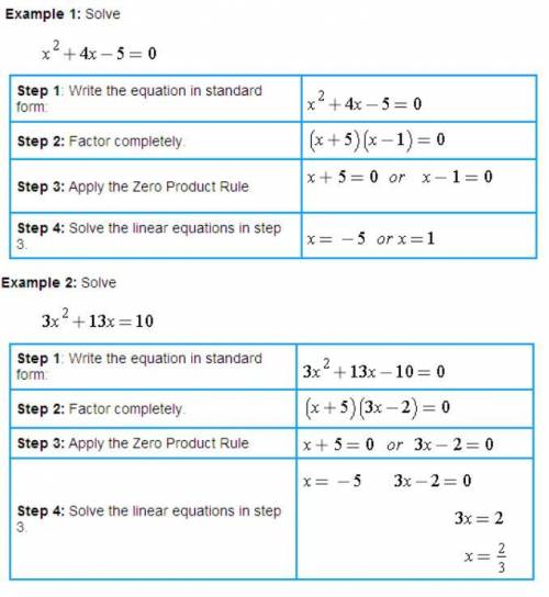 What are the steps to solve a quadratic equation? (If you do not give a thorough explanation you wil