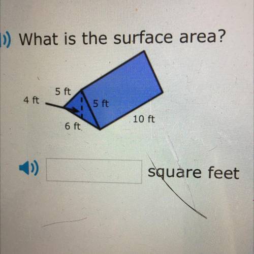 What is the surface area
Giving brainliest to the correct answer