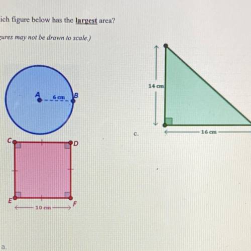 Which figure has the largest area?