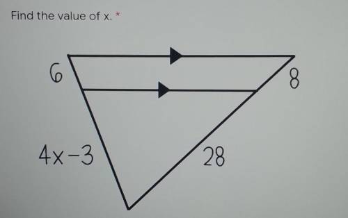 Find the value of X... plese don't respond if you not know the answer​