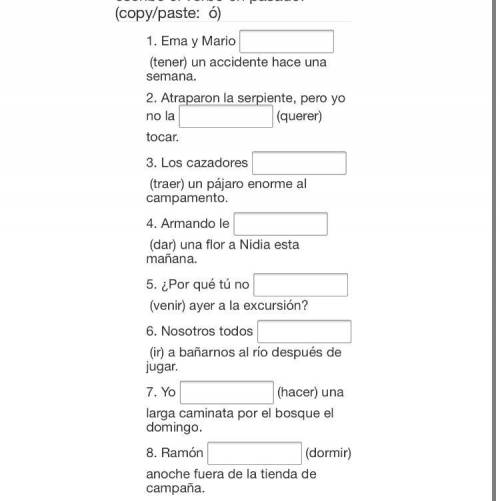 Help plz Spanish 3..