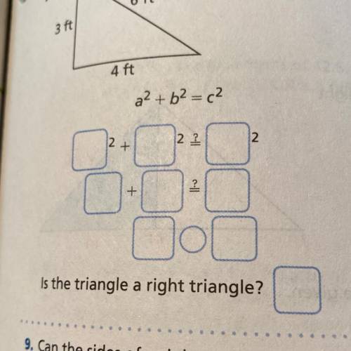 Is this a right triangle? (picture)