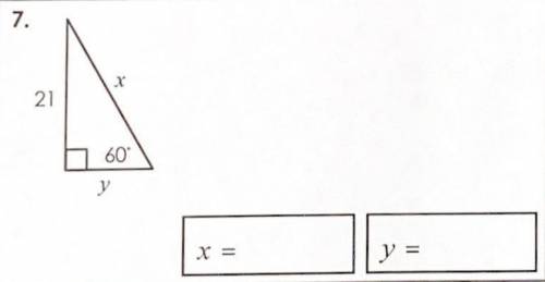 I need help with my Geometry work. I have two problems that need to be answered.

Find the value o