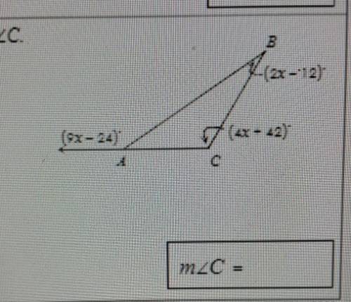 5. find M<C congruent triangles ​