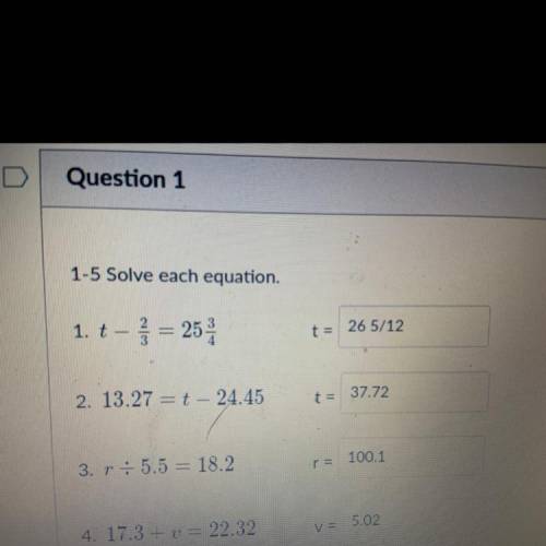Number 1 and solve please