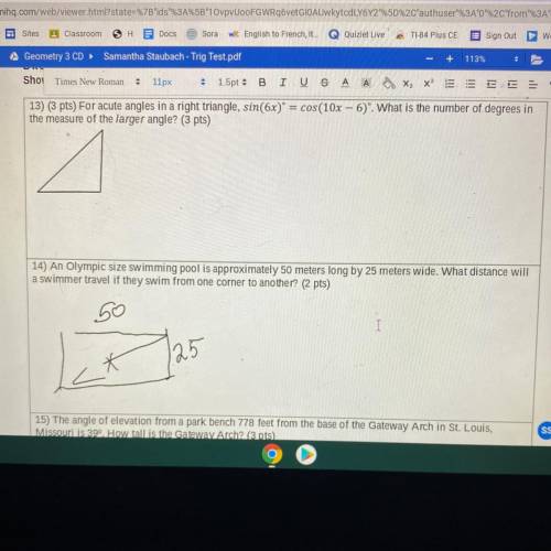 I need help. With 13 and 14