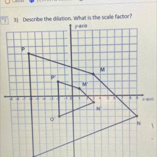 Describe the dilation what is scale factor ?