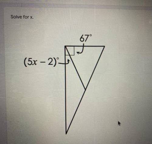 Solve for x 
Help me please and thxxx