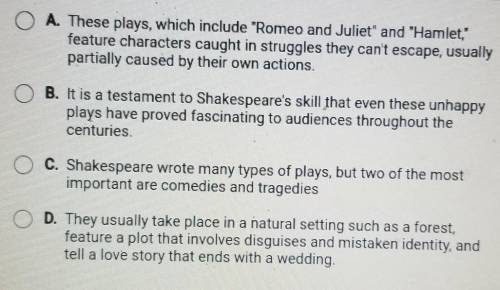 Which selection best provides evidence to support the central idea that Shakespeare's tragedies sho
