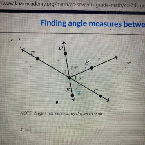 Finding angle measures between intersecting lines

NOTE: Angles not necessarily drawn to scale.