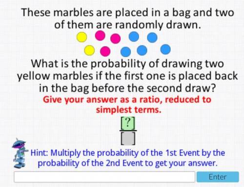 These marbles are placed in a bag and two of them are randomly drawn. What is the probability of dr