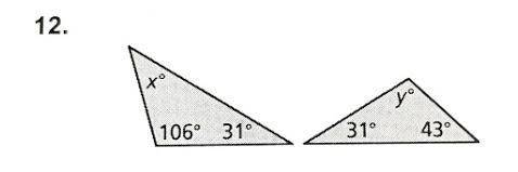 Tell whether the triangles are similar. Explain. *