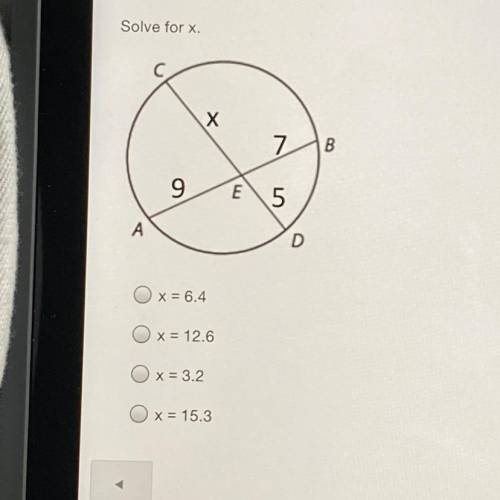 Please help me!! solve for
x.