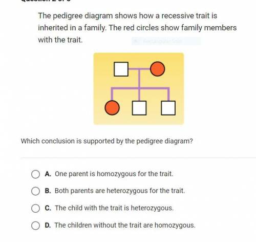 PLEASE ANSWER CORRECTLY, WILL GIVE BRAINLIEST

The pedigree diagram shows how a recessive trait is