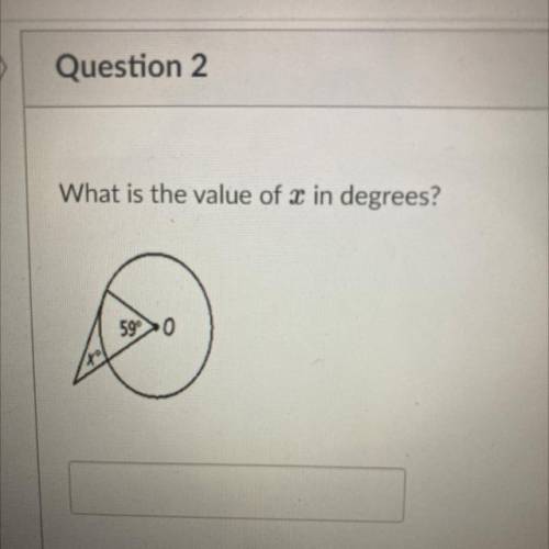 What is the value of X in degrees?
