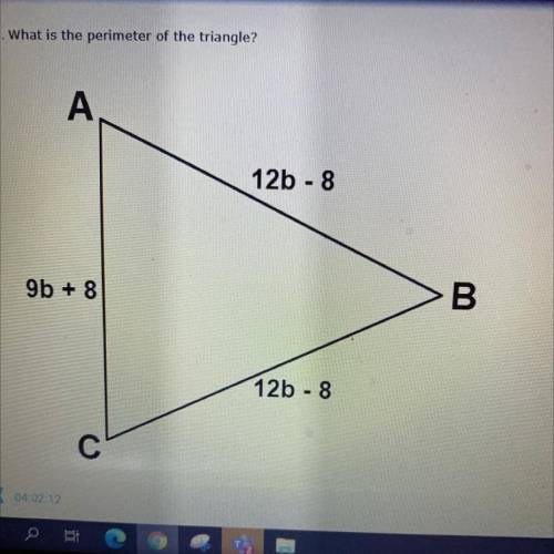 What the perimeter of the triangle