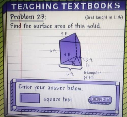 Find the surface area of this solid​