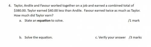 Please help me if you can. Please also write how you got the answer thank you.