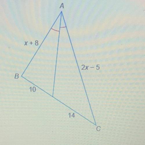 What is the value of x?