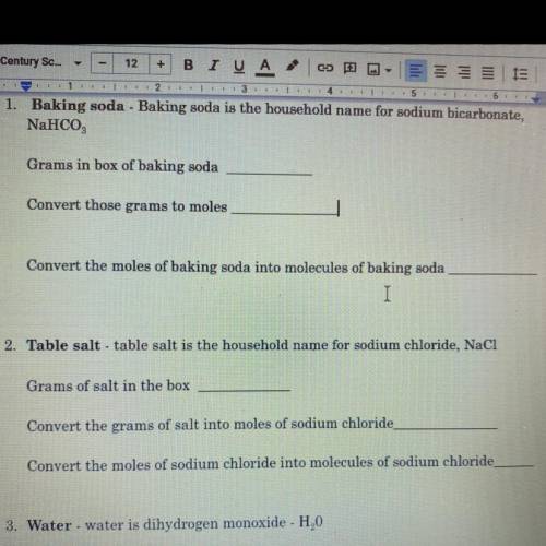 Help on these 2 chem questions please
