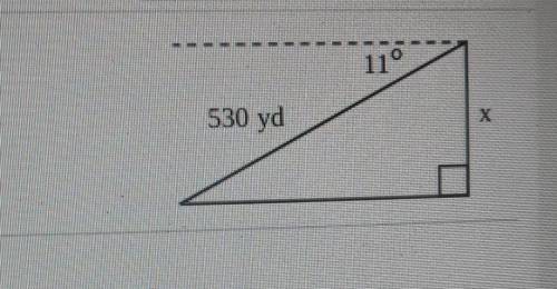 Find the value of 11° 350 yd x.yd​