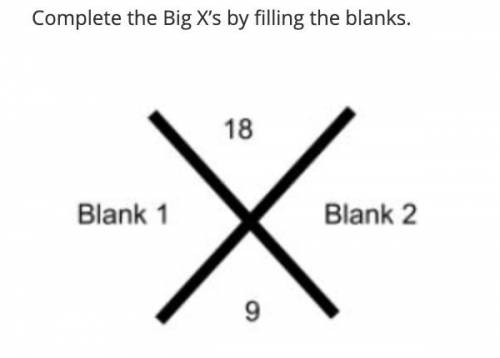 Complete the Big X by filling in the blank.