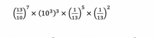 Solve by using appropriate Laws of exponents ​