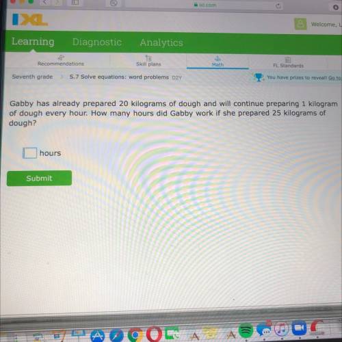 Please help with this ixl question