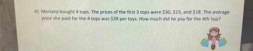 What’s the answer and work? Someone please tell me