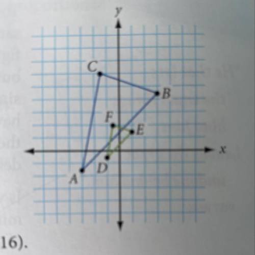 Please I need help

Is there a dilation rule that transforms ABC onto DEF? If so, what is the dila