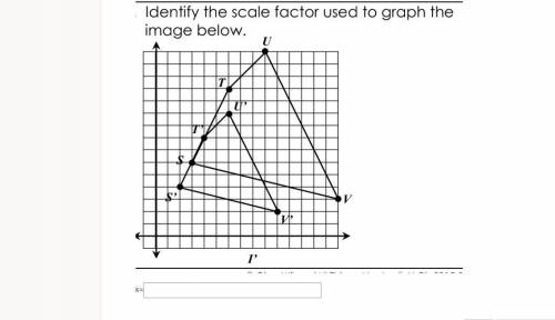 Identify the scale factor used to graph the image below.