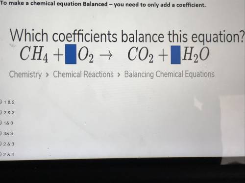 Which coefficients balance this equation