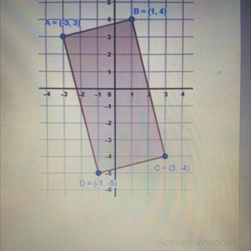 Given A (2,4) and B (5,-4) from problem 1 .

A. What is the slope of a line that is parallel to AB