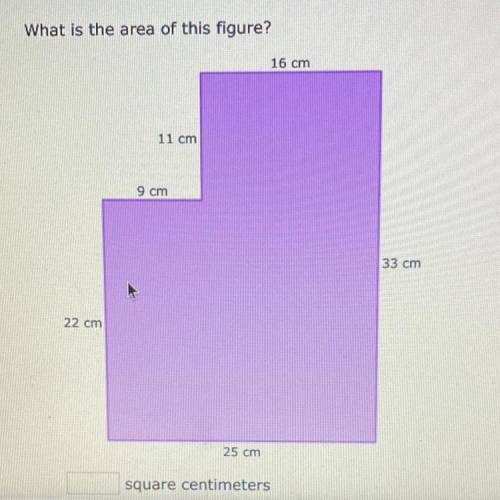 What is the area of this figure? (I give brainliest!)