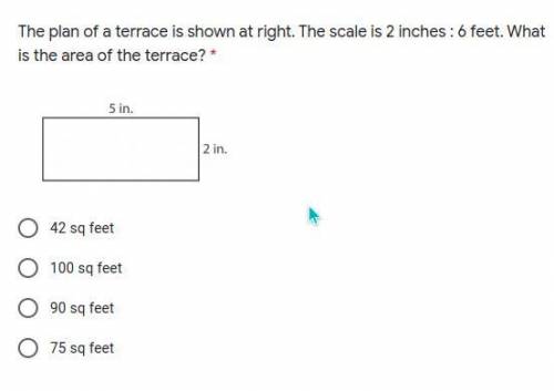 What is the area of the terrace?