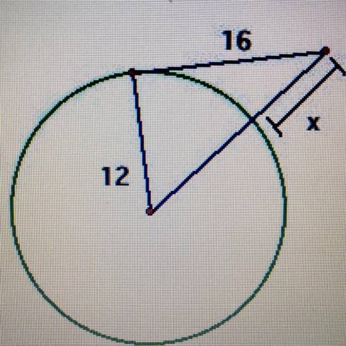 Use the diagram below to find X. Provide a numeric value.