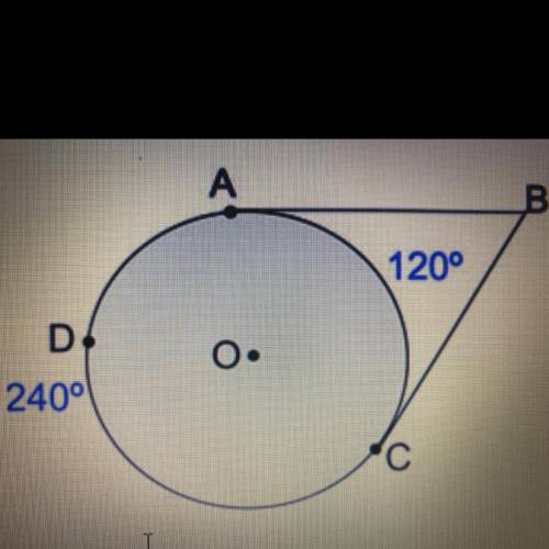 What’s the measure of angle B?