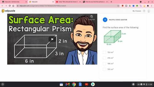 Somebody please help me out. How do I find the surface area of a rectangular prism?