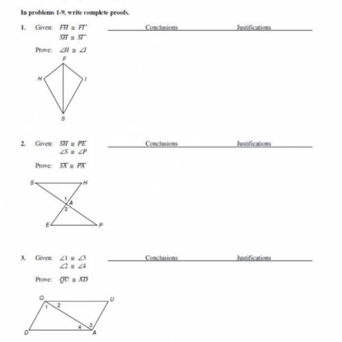 (Geometry proofs)
Need helpp asap