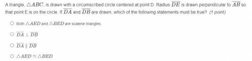 PLEASE HELP Inscribed and Circumscribed Circles geometry problem