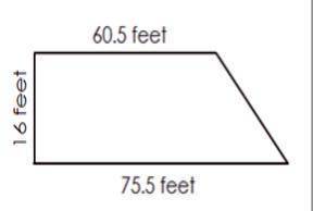PLSSSS HELPPPP

The figure shows the dimensions of a city park in feet.Part A: What is the area of