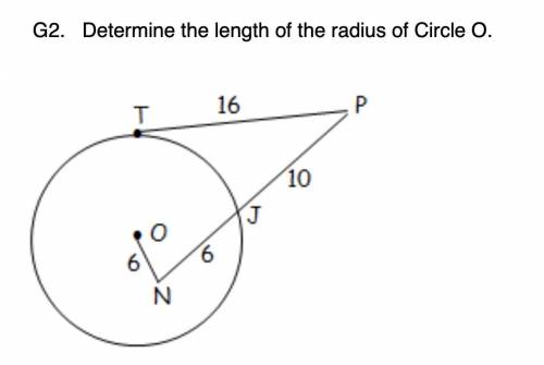 Please Help!! NO LINKS PLEASSE! I WILL MARK BRAINILEST! Determine the length of the radius of Circl