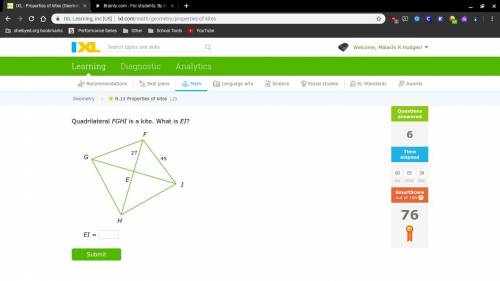 Will Mark Brainliest To First Correct Answer.

Properties of Kites on IXL. I Only need to get one