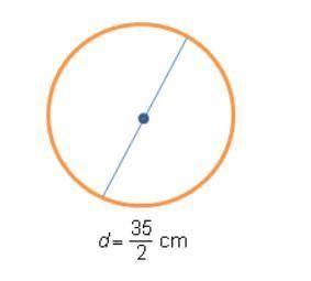 What is the circumference of the circle? Use 22/7 for Pi.

A) 44 cm
B) 55 cm
C) 100 cm
D) 110 cm