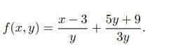 Determine whether the given functions are Homogeneous of Degree
Zero, or not.