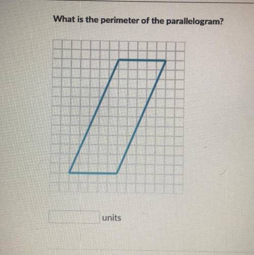 What is the perimeter of the parallelogram?