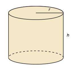 Cylinder A has radius r and height h as shown in the diagram. Cylinder B has radius 2r and height 2