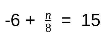 Find what n equals
EASY POINTS