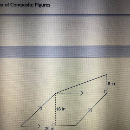 What is the area of this figure enter your answer in the box in2